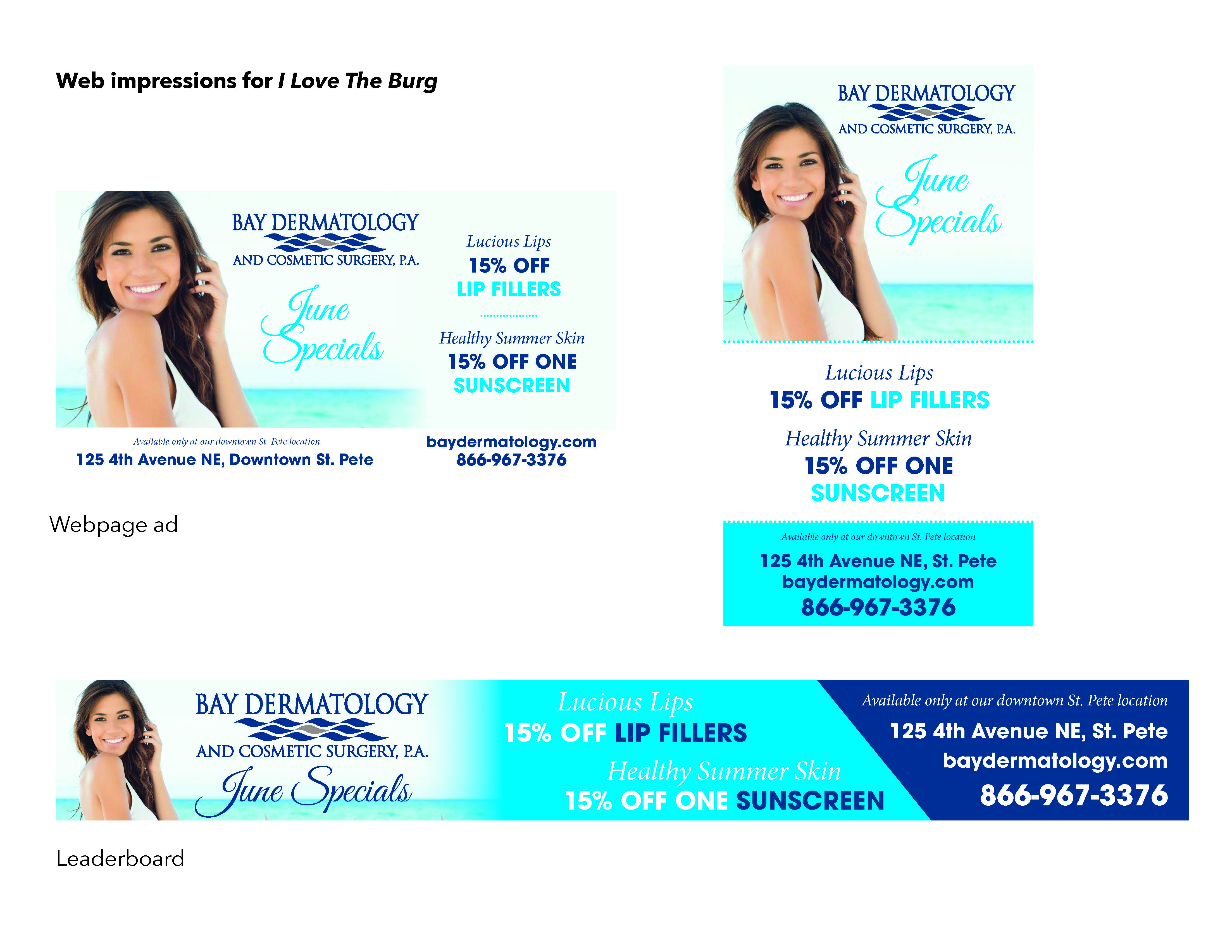 I love the burg web ads for LR website